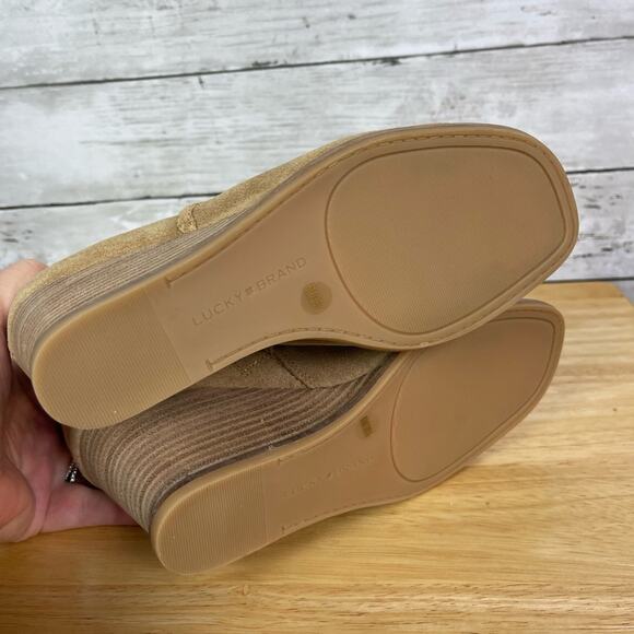 Lucky Brand Lurelie Wedge Ankle Boots Size 8.5 - Picture 5 of 5